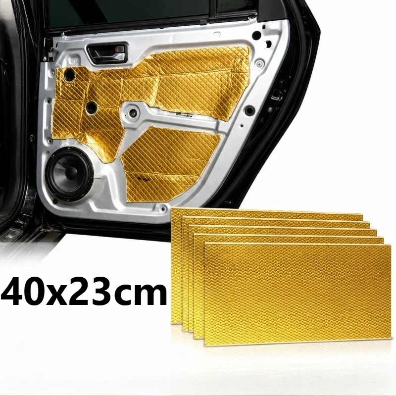Self‑Adhesive Car Door Sound Insulation Damping Mat Butyl Rubber Deadener Foil Auto Noise Reduction Vibration Dampening Pad
