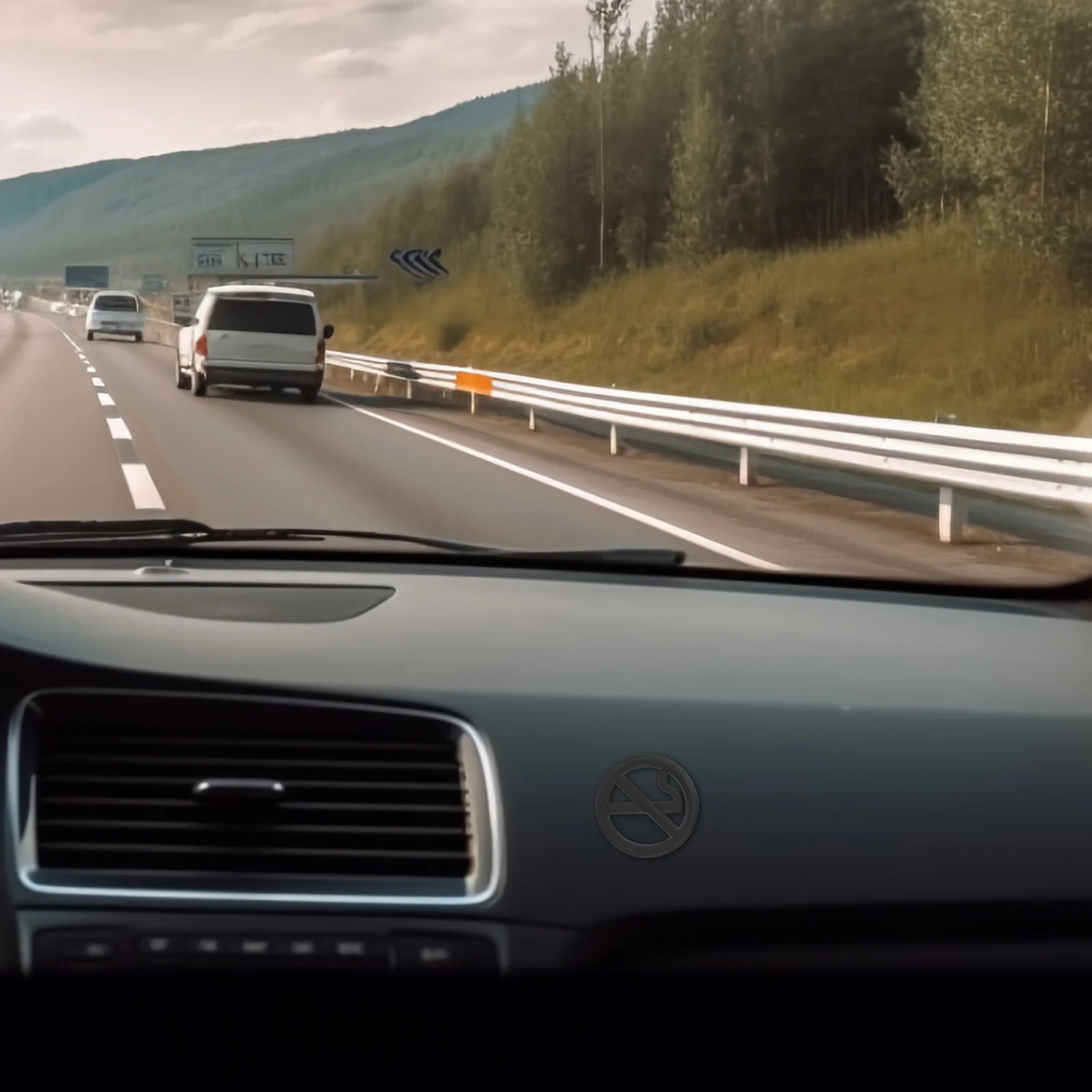 No Smoking Metal Sticker 3D Design Self Adhesive Decal For Vehicles Dashboard Durable Warning Sign Metal Stickers For Vehicles