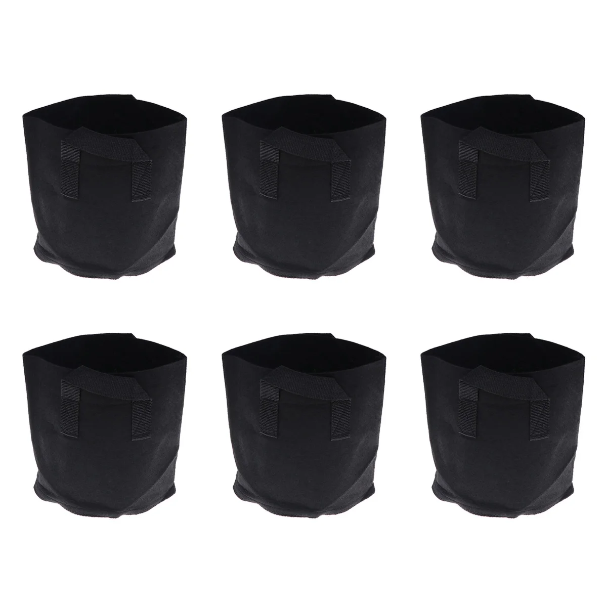 

Indoor Grow Bag Flower Pot Non Woven Fabric Flowers Plant Liners for Pots Black