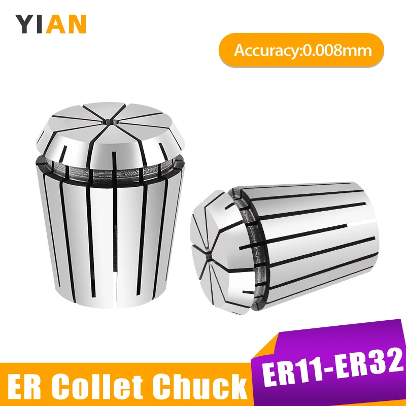 ER Collet Chuck Spring Collet for CNC Milling Lathe Tool Holder Milling Chuck High Precision 0.008mm ER11 ER16 ER20 ER25 ER32 AA