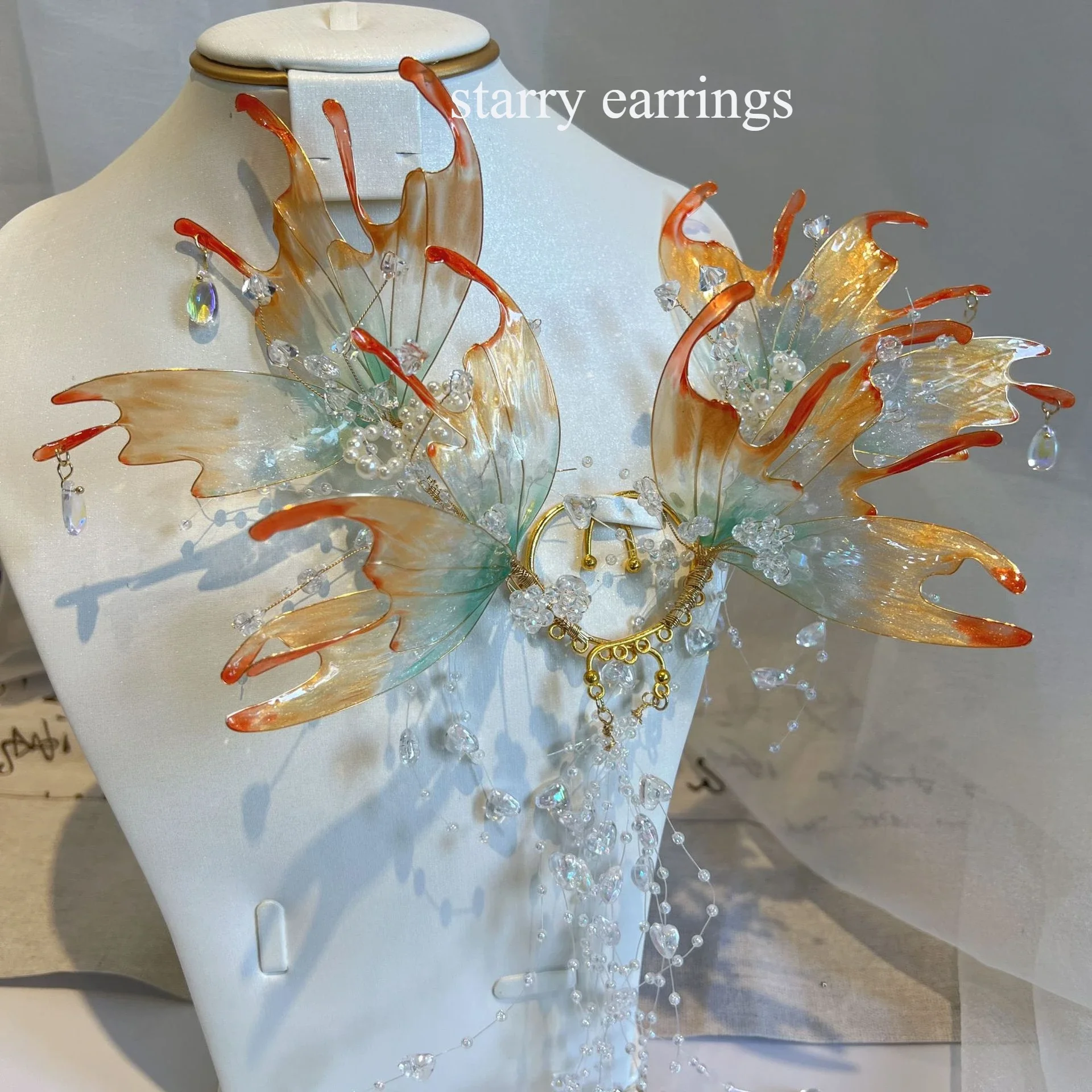 Handmade Mermaid Princess Hairband Sets Madonna Halo Crown Adjustable Ornaments Headdress