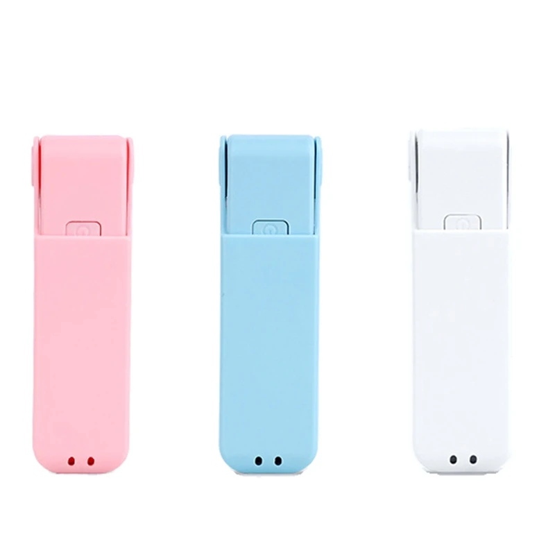 

3PCS Mini Portable Fold Fan Charging Household Electrical Appliances Desktop Electric Hold Small Air Cooler