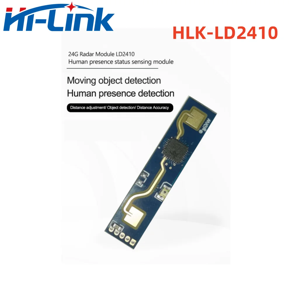 

Free Shipping HLK-LD2410 Series High Sensitive 24GHz Intelligent Millimeter Wave Switch Human Presence Sensing Radar Module