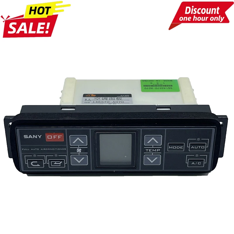 

New Type SY155 SY245 SY305 SY365 SY485H SY205 Air Conditioner Control Panel for Excavator SANY 146570-A070