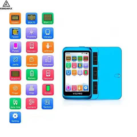 JCJCID V1S Pro Programmer for iPhone Modules 6-14PM iPad JC Photosensitive Original Touch Fingerprint Battery Repair Tool