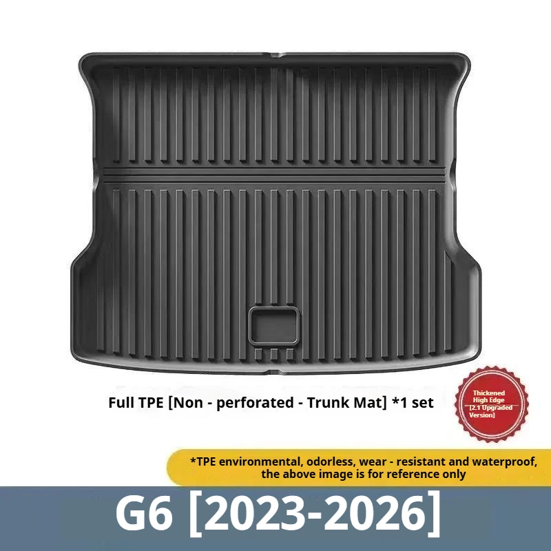 Für Xpeng G6 G7 2023-2026 Spezielle Auto-Kofferraummatte Rutschfest Wasserdicht Langlebig Kofferraum-Unterlage Rückenlehnenpolster – Detail 9