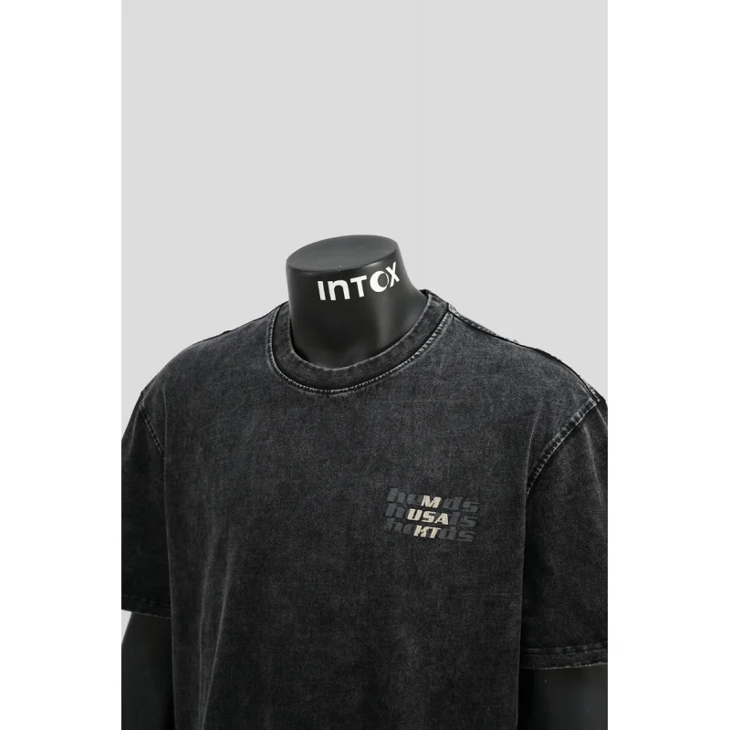 

Модная брендовая футболка с короткими рукавами High Street для мужчин, летний уличный дизайн, свободный и повседневный, универсальный и стильный топ