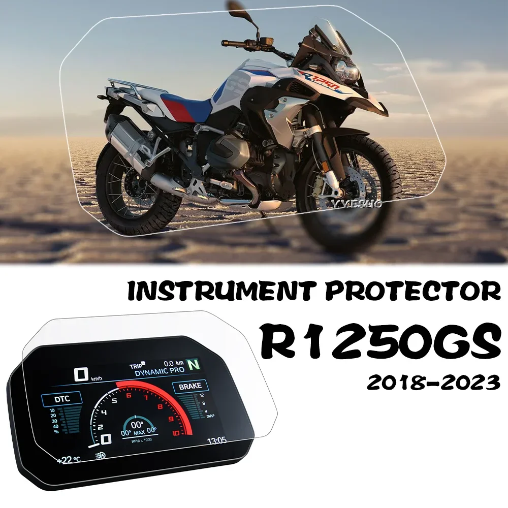 R1250GS Accessories Motorcycle Screen Protectors For BMW R1200GS Retrofit Parts R 1250GS Dashboard Instrument Film R1200GS ADV