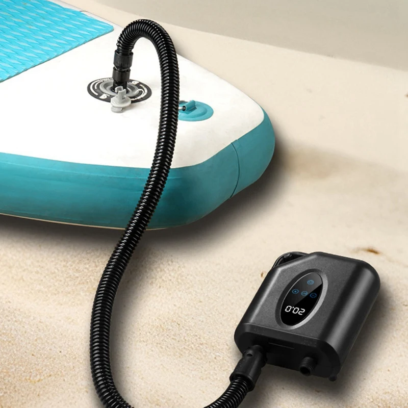 Portable Electric Air Pump 20PSI High Pressure Paddle Board Compressor Inflation & Deflation Pump For Sup Surfing Boat