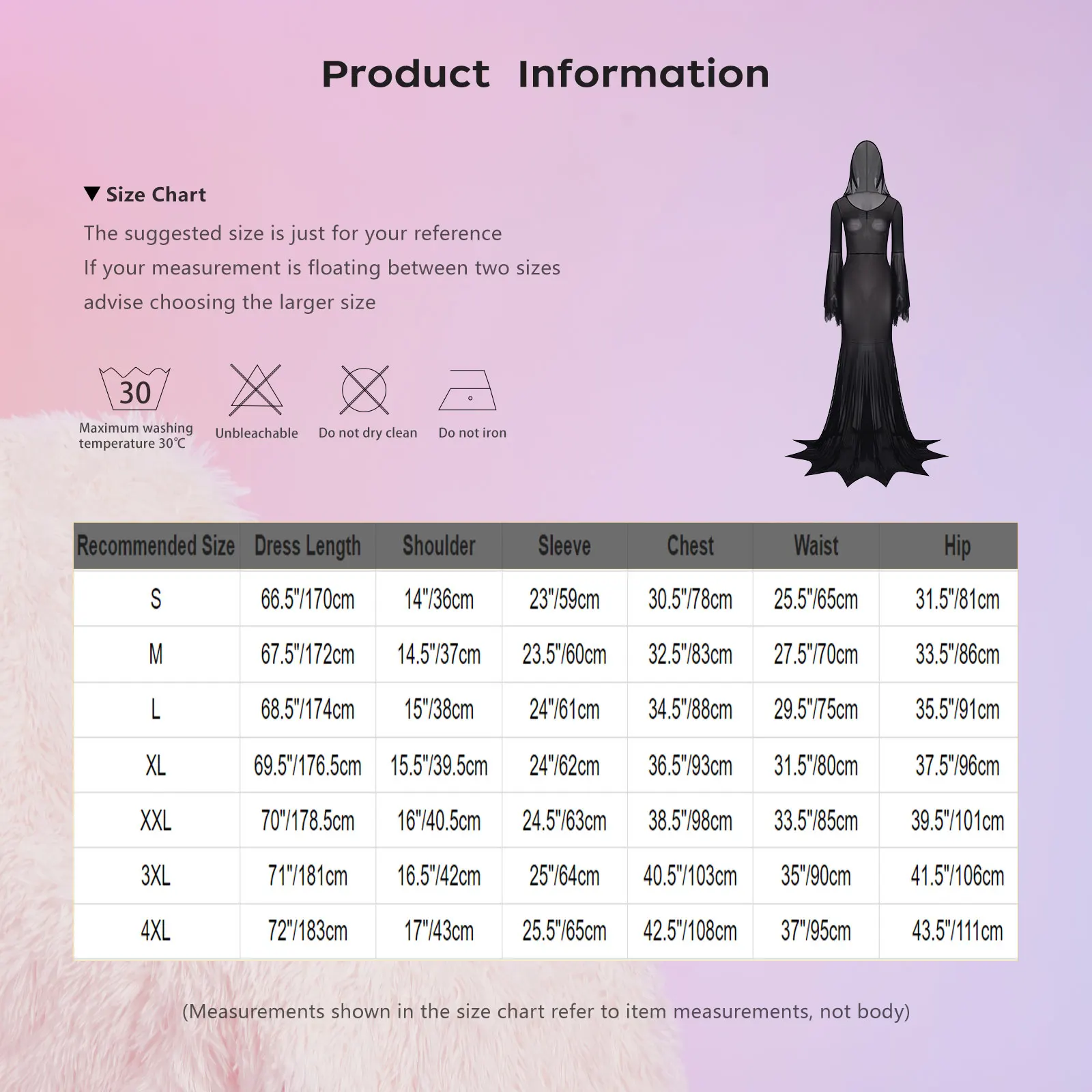 المرأة الساحرة مصاص دماء زي بقماش شفاف متوهج كم Bodycon ماكسي مقنعين فستان القرون الوسطى القوطية طول الأرض فستان لجميع القديسين