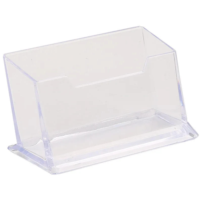 Acrylic Card Holder High-end Desktop Display Rack High-end Storage Box Transparent Transparent Business Card Case For Reception