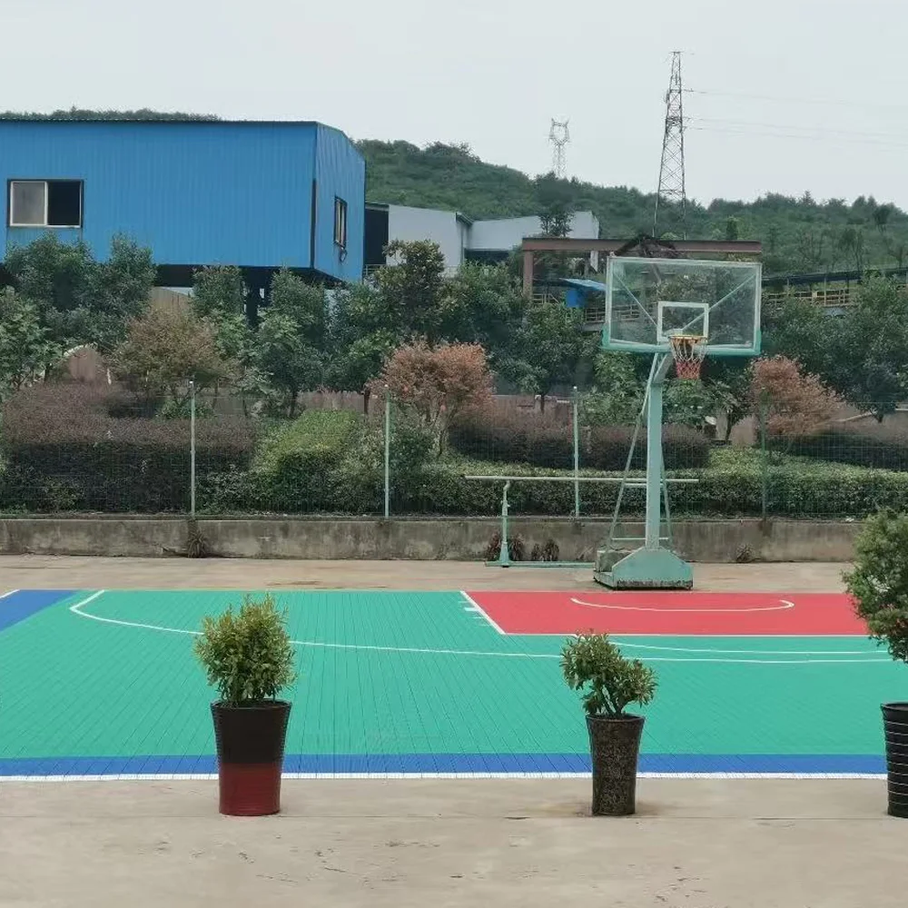 Beable Outdoor Multi-Purpose Modular Basketball Court Flooring Interlocking Durable Customizable