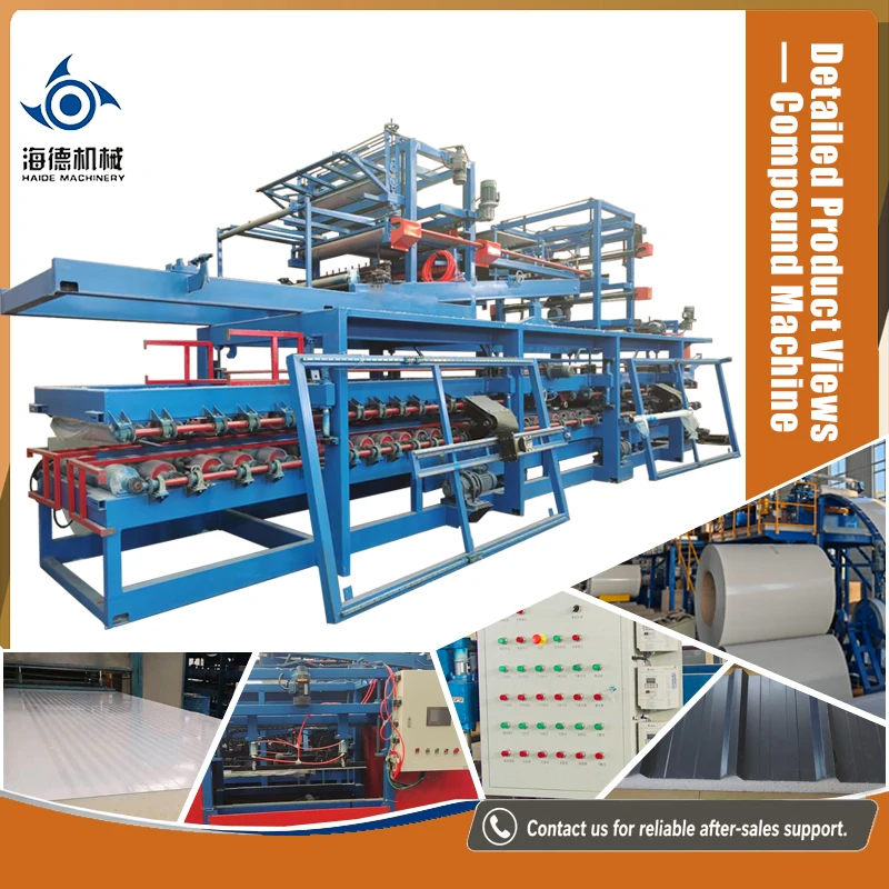 High definition sandwich panel manufacturing machine, sandwich panel manufacturing machine, galvanized corrugated machi