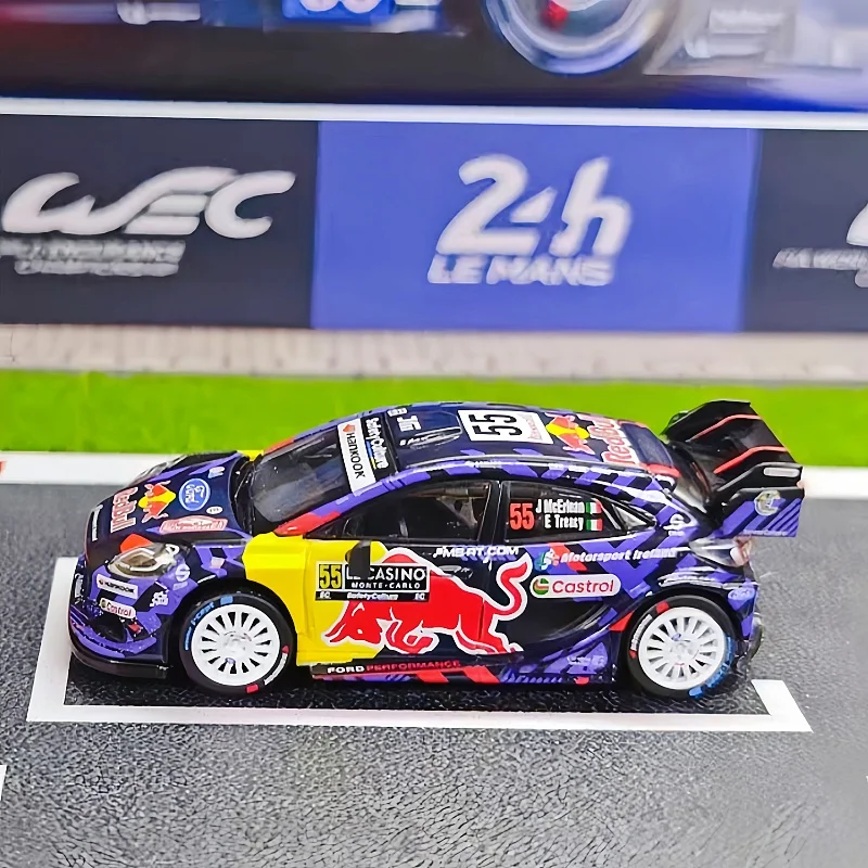 In Stock Mini Gt 1176 Ford Puma Rally1 #55 1/64 Diecast Model Car, Collectible Racing Car Toy Gift For Fans