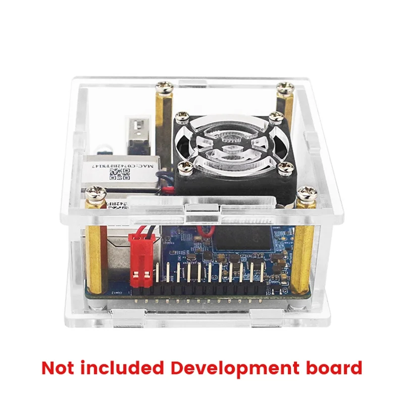 Для Orange Pi R1 Plus LTS чехол акриловый корпус без охлаждающего вентилятора для защитной платы разработки Orange Pi