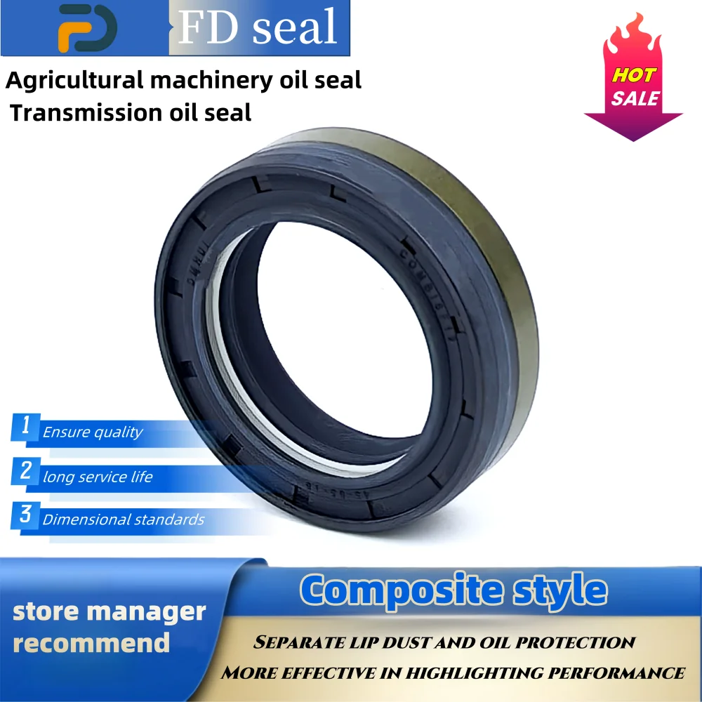 

Transmission Oil Seal 40*60*21mm 4431364 Tractor NBR+AU rubber Seal Accessories 061342R1 144106 COMBIO Ring Tool ISO 9001