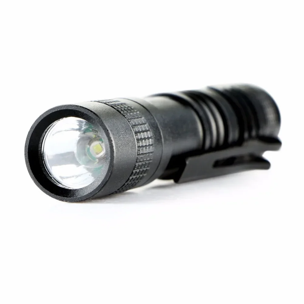 Portable Penlight Pocket LED Mini Flashlight Torch Outdoor Camping Light 1 Mode For AAA battery Powerful Led For Hunting