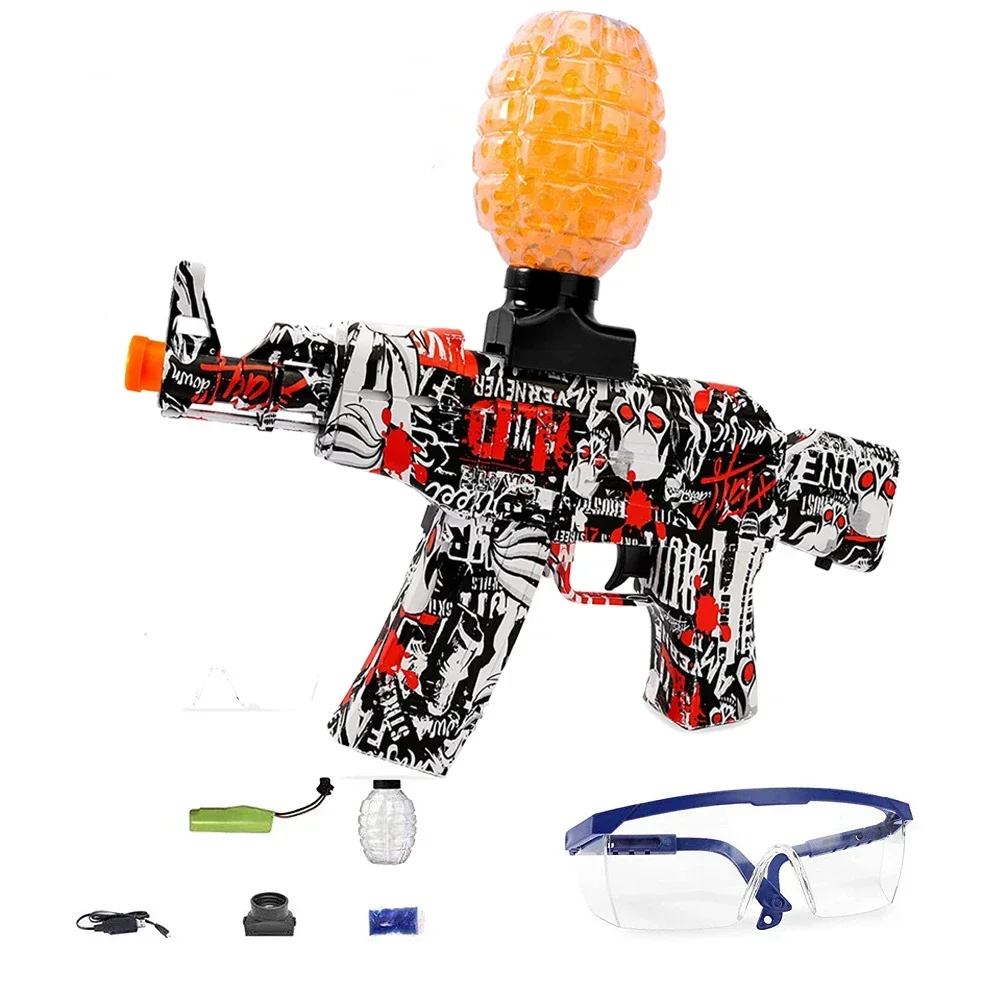 Airsoft elétrico água gel bola blaster arma brinquedos pistola de ar para atividades ao ar livre tiro equipe jogo presentes