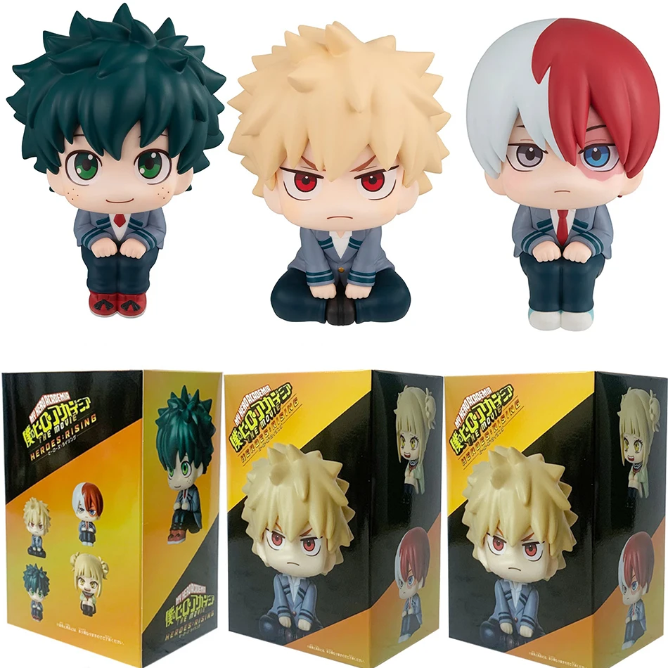 10 cm Anime Figur Pvc Q version Bakugou Katsuki Midoriya Izuku Action Figuren Anime Geschenk Sammlung Serie Modell