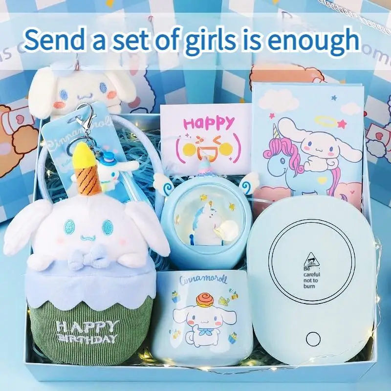 

Sanrio Cinnamoroll Exquisite Gift Box Set Birthday Gift Box Send Girlfriend Christmas Child Student Lovers Gift Cartoon Kawaii