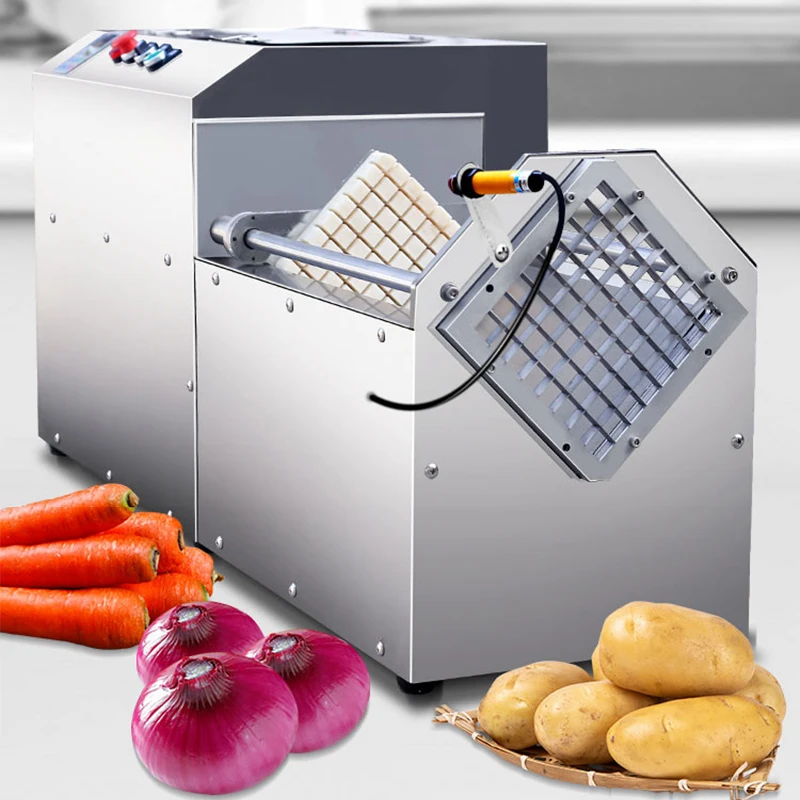 

Commerical Vegetable Strip Cutter Automatic Slicer Electrical Potato Shrender Professional Vegetable Cutting Cassava Cutter