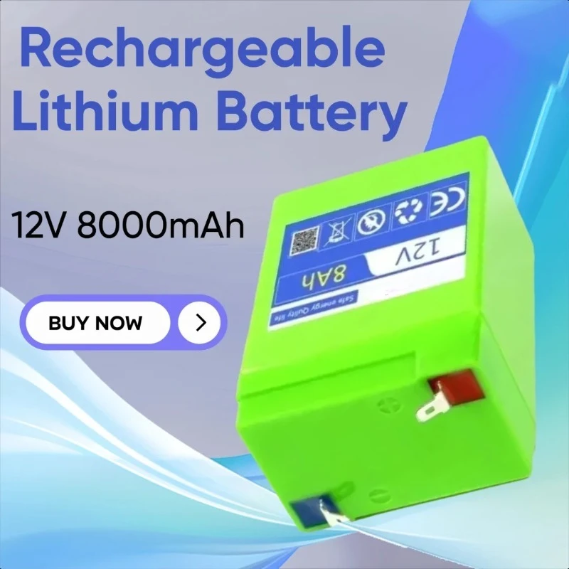 

8000mAh 12V for Toy Cars LED Lighting Outdoor Rechargeable Lithium Battery