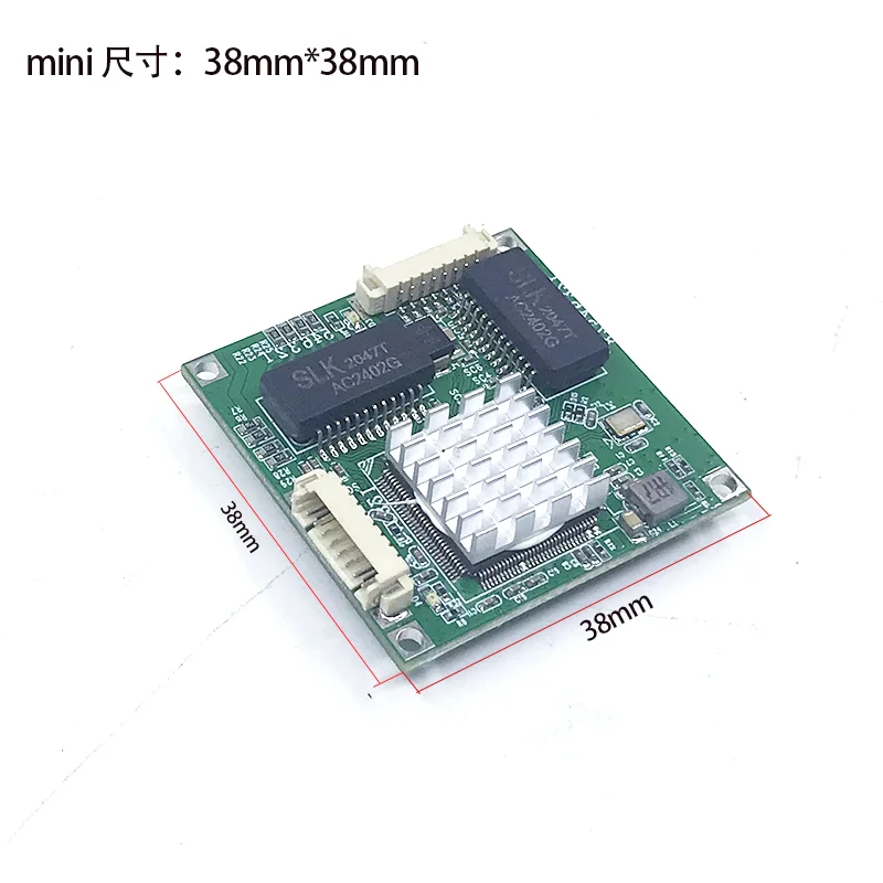 Fast switch mini 4 port ethernet TAP  switch 10 / 100/1000mbps network switch HUB pcb module board for system integration module