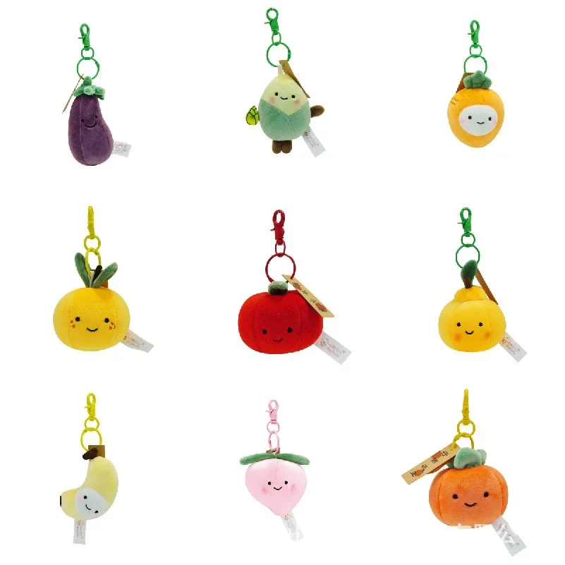 Fruit pluche hanger korte pluche sleutelhanger Apple Doll rugzak Junior accessoires Фру Nadal Zd Zdша Kirkutte De Peluche De Frutas