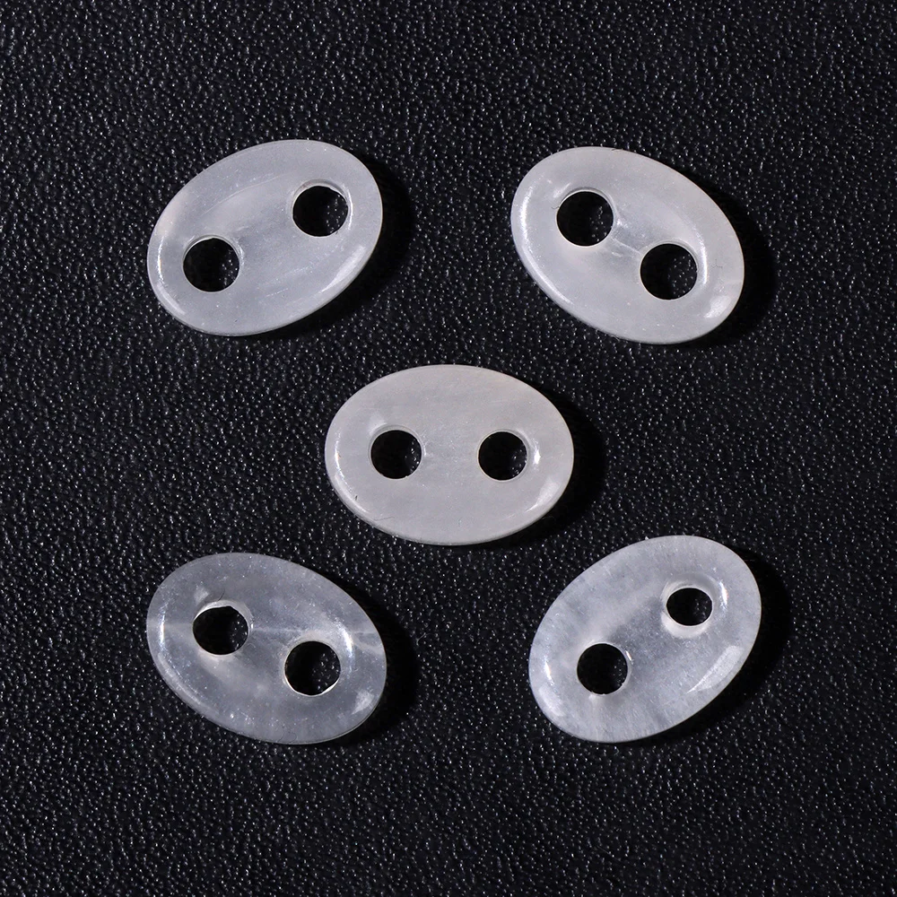 Double Hole Natural Tiger Eye Labradorite Quartz Button Beads for DIY Jewelry Making