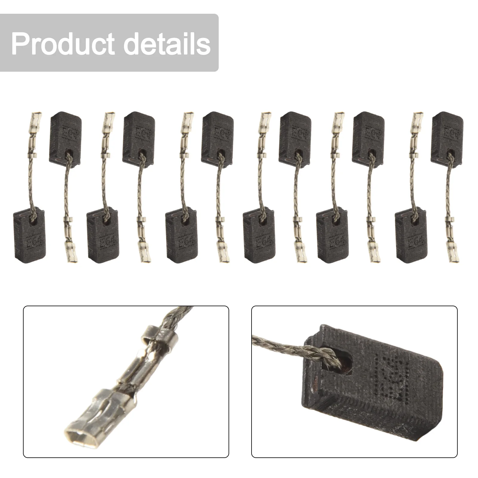 Motor Carbons Carbon Brushes for bosch for gws 1000 for bosch for gws Carbon Brushes for durable Features Poor Motor Operation