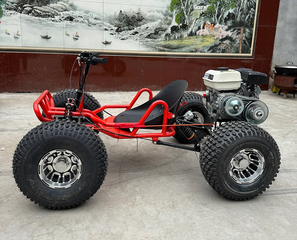 

2026 New Off-road Kart 212cc Four-stroke Engine 7.5HP Chain Drive Steel Body 10inch Wheels 60km/h Max Speed Multiple Colors