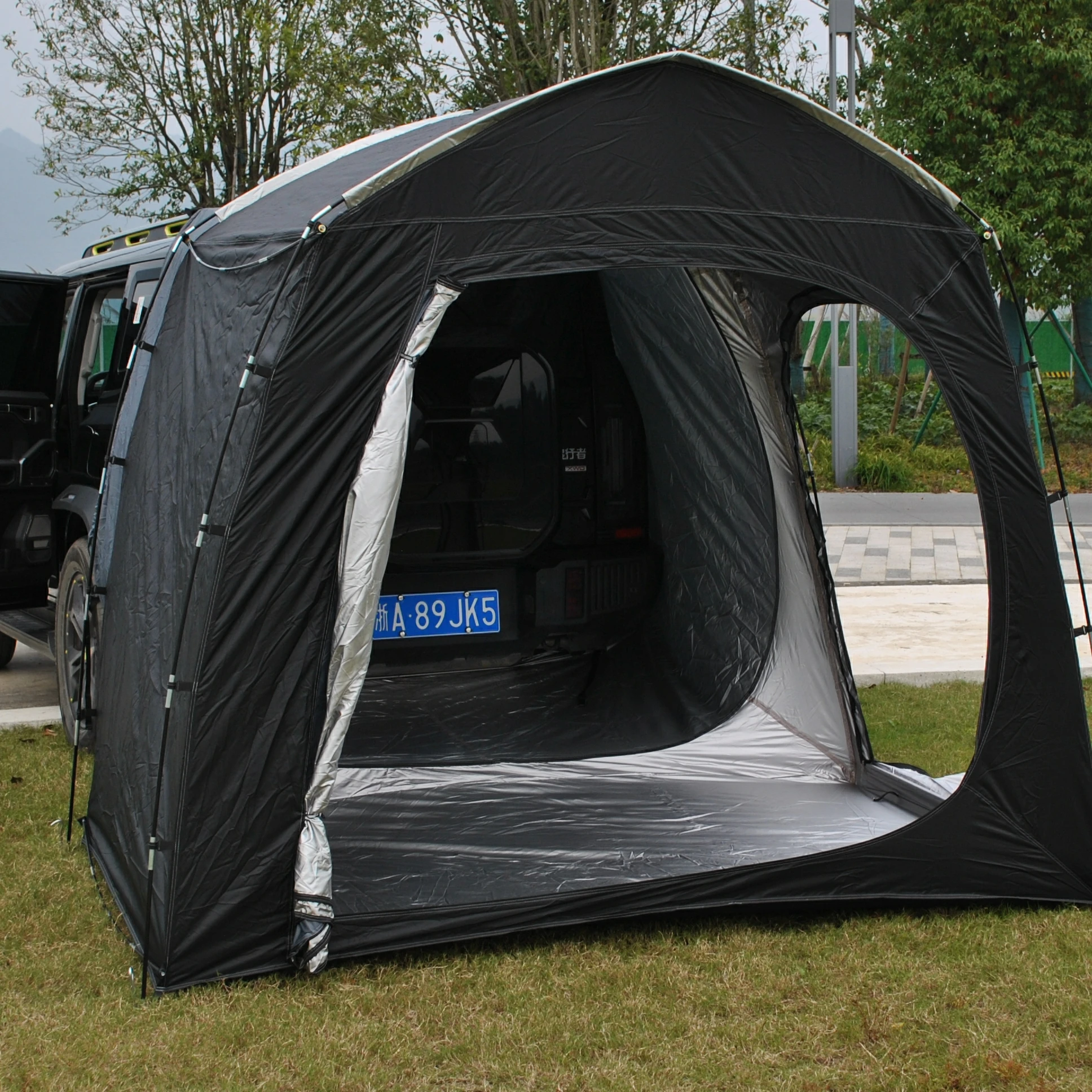 Fits Various Vehicle Types,Ideal for Family Camping and Outdoor Gatherings,2-3 Person Family Camping Tent with Porch,