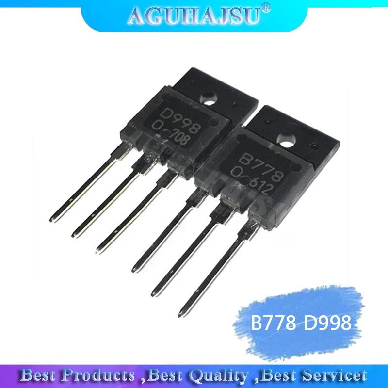 10pcs/lot B778 D998  5PCS* 2SB778   5PCS*2SD998