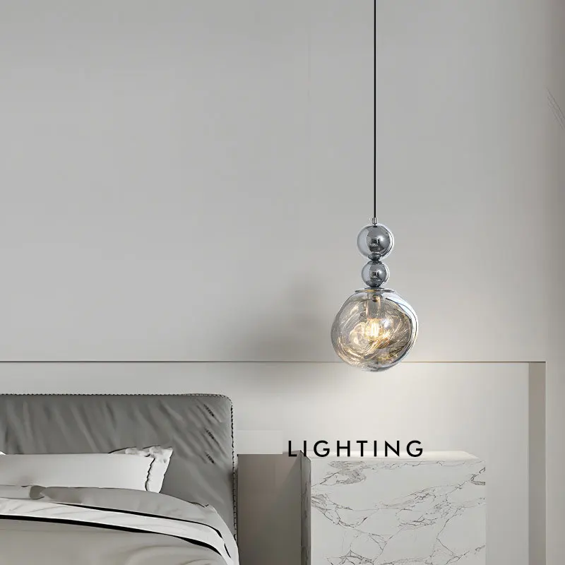 

Light Luxury Nordic Pendant Light Hardware Acrylic Lamp Bedroom Living Room Restaurant Study Lights Hotel Cafe Bar Lamps Fixture