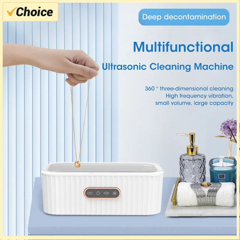 Ultrasonic Cleaner Washing Machine for Jewelry Parts Glasses Manicure Stones Watch Razor Brush Frequency Ultrasonic Cleaning