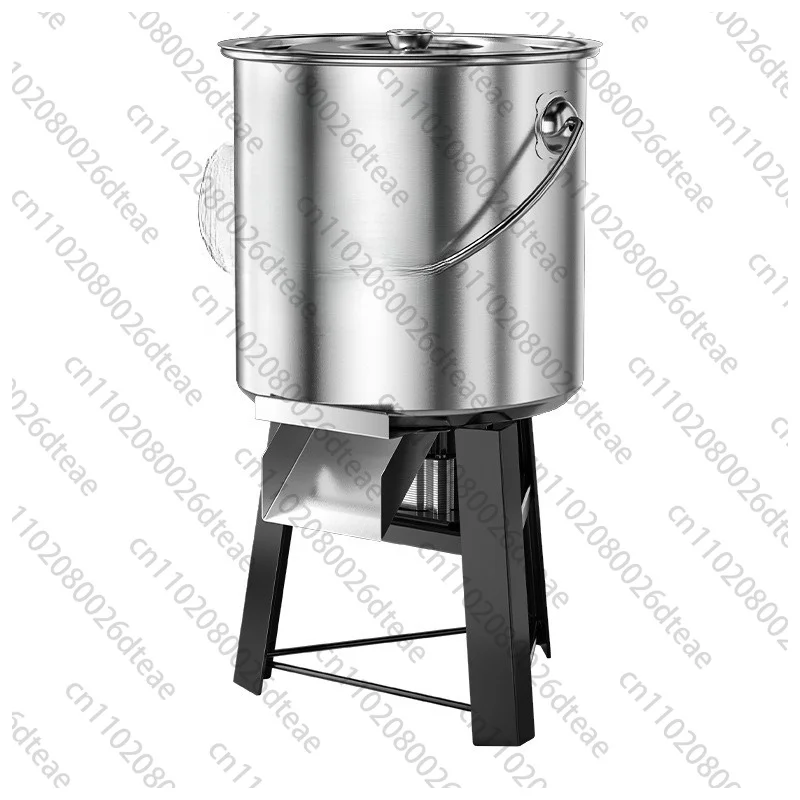 New Stainless Steel Vegetable Crusher Feeding Chicken, Duck And Goose Crusher Breeding Small Household Bucket Type