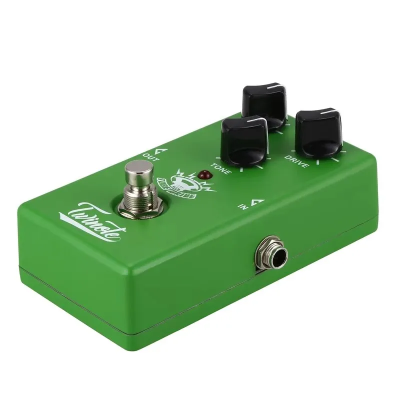 Twinote TUBE DRIVE Guitar Effect Pedal Analog Overdrive Guitar Pedal Processsor Full Metal Shell with True Bypass