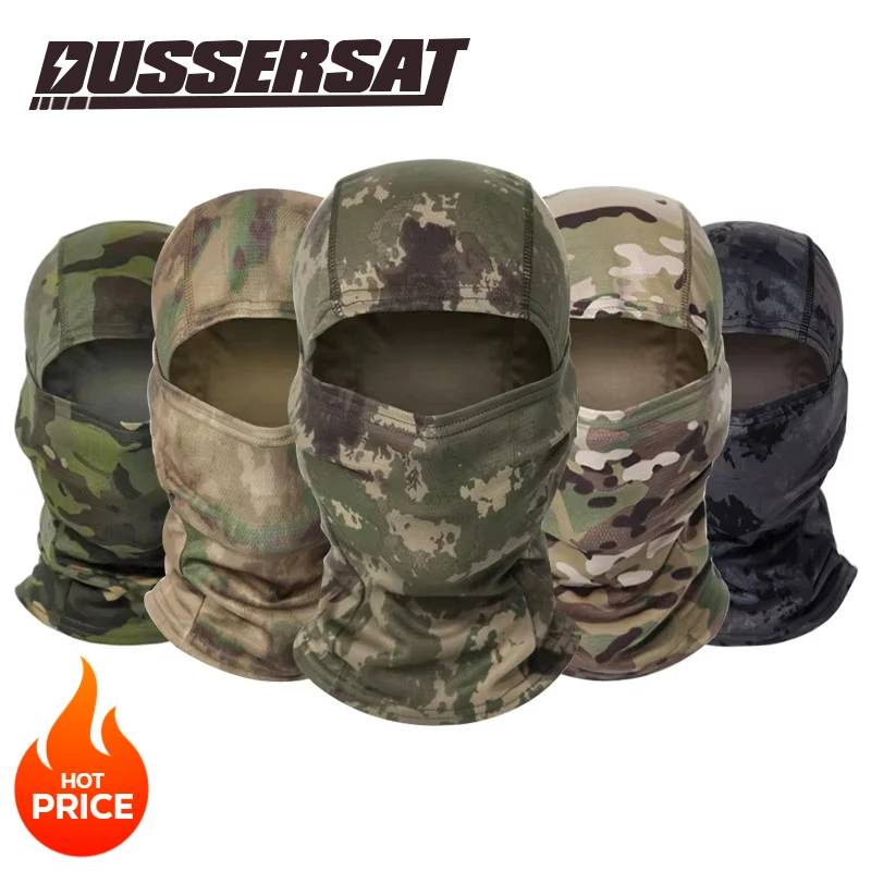 Winter Cold Mask Camouflage Balaclava Cycling Full Face Warm Mask Outdoor Hunting Hiking Ski Mask Motorcycle Helmet Inner Cap