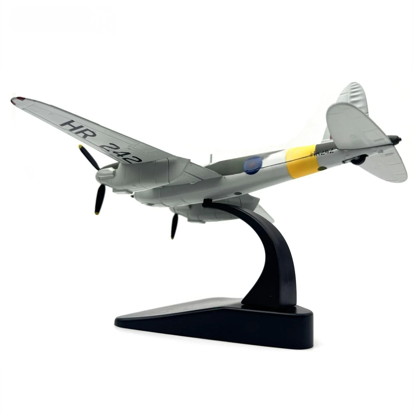 1:72 Scale Aircraft Diecast NF-MK Fighter Jet Bomber Simulate Alloy Airplane Model Kit With Base For Military Aviation Fans Gift