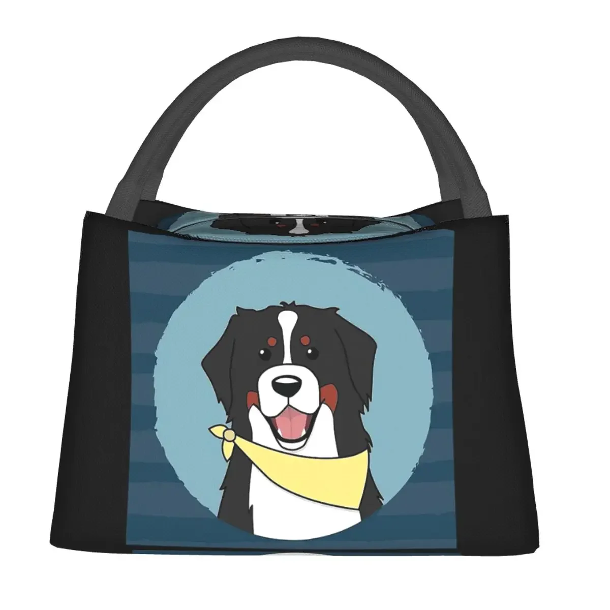 

Дружественные сумки для обеда с бернским зенненхундами и животными, коробка для бенто, многоразовая сумка для обеда, сумки для пикника, термосумка-холодильник для женщин и девочек, работа