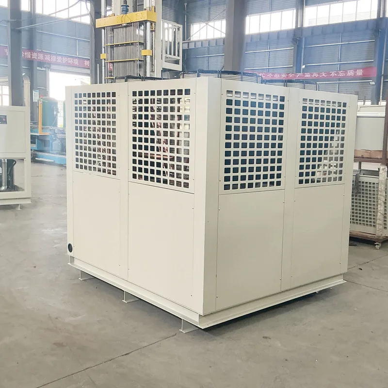 50HP Low Temperature Screw Central Air Conditioning System Industrial Chiller Unit