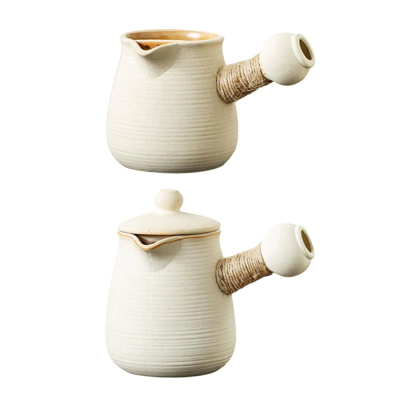 Ceramic Teapot with Anti-scald Handle Loose Leaf Teapot Rustic Tea Kettle Kettle Tea Kettle for Kitchen Outdoor