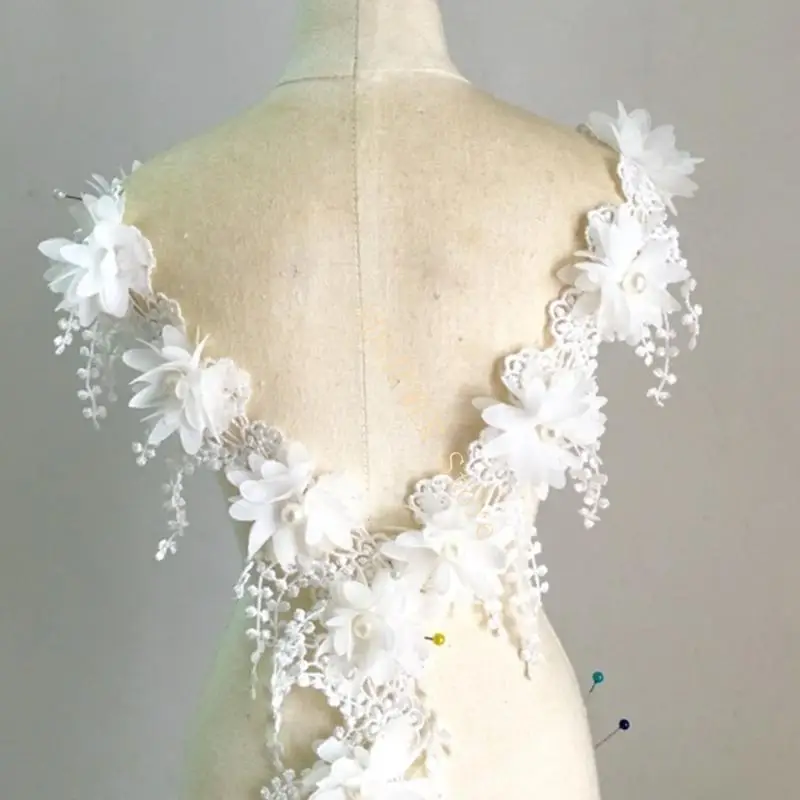 Haftowane haftowane przycinanie welonów ślubnych