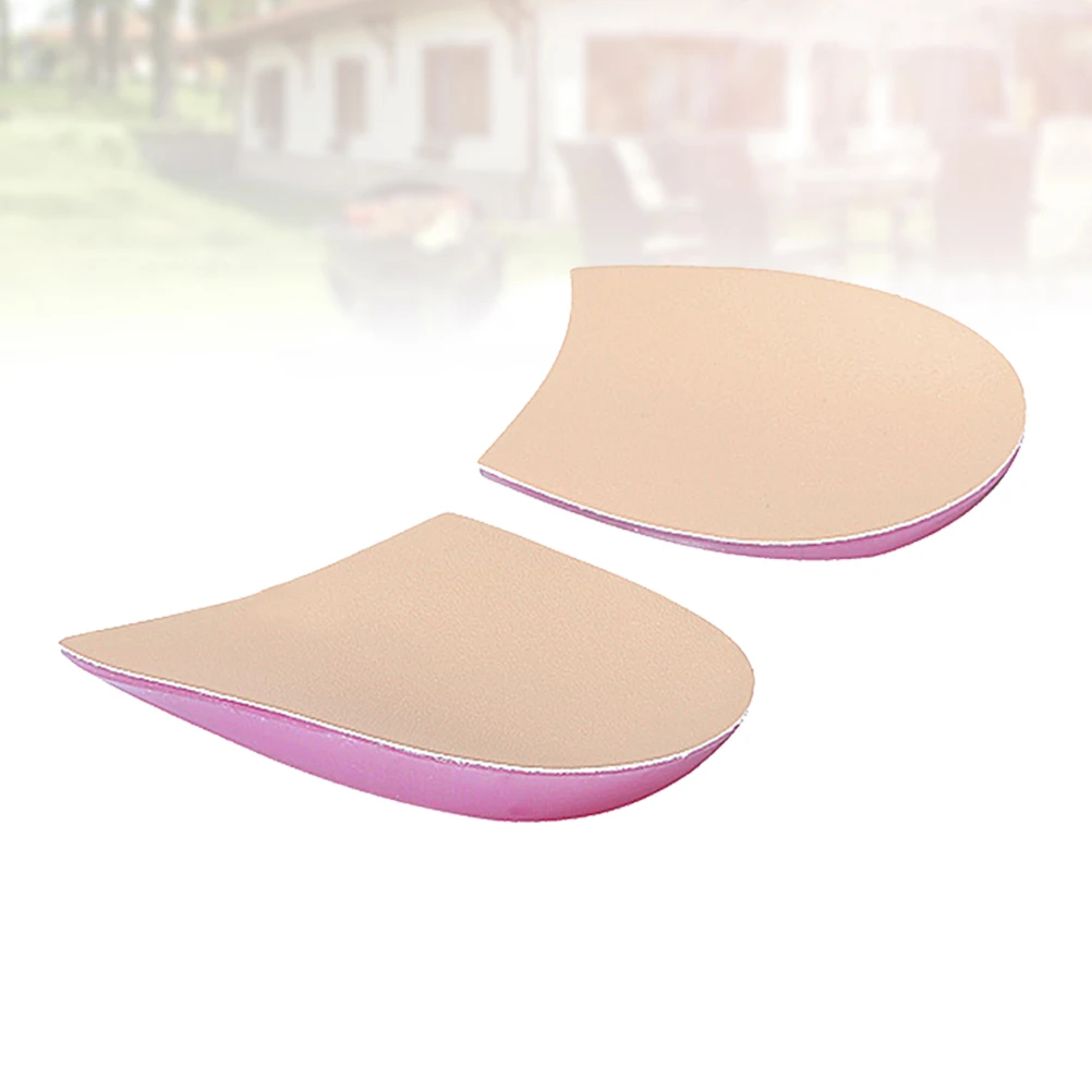 

1 Pair Pu Gel Heel Correction Insoles Height Increase Shoe Lifts For O/X Legs Foot Care Inserts Comfortable Fit All Shoes