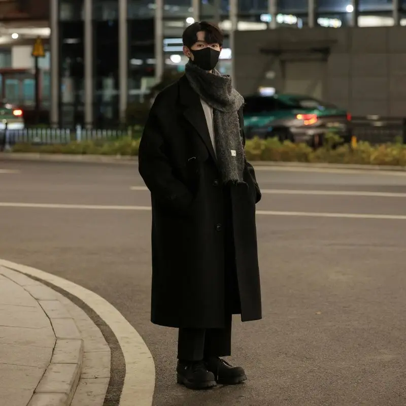 

Мужская толстовка из шерстяной смеси с рукавами-фонариками, свободного кроя, объемная, просторная, вместительная, стильная