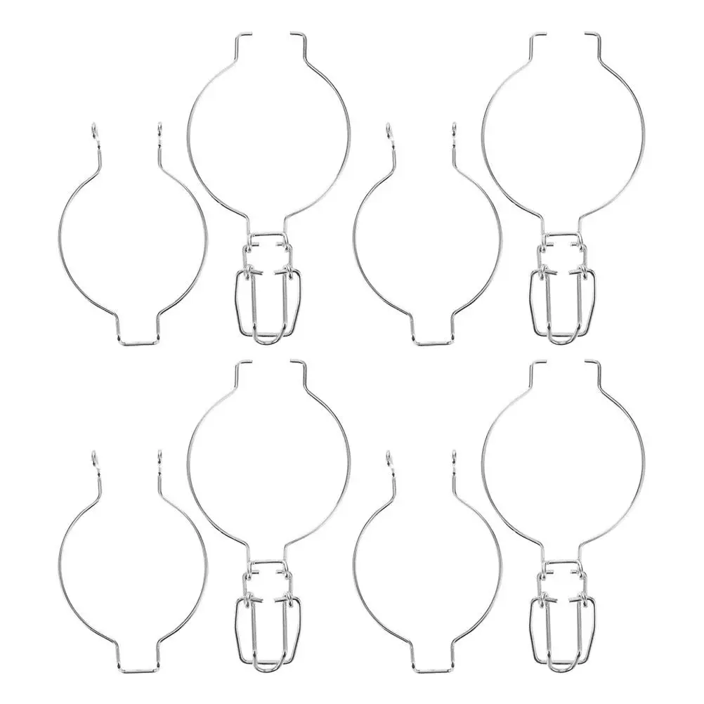 4Pcs Sealing Buckle Jar Clips Jar Fastenings Glass Spring Stainless Steel Wide Mouth Storage Hardware