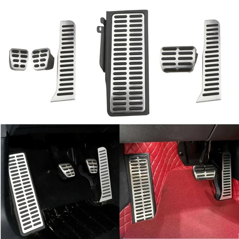 Pedal de Estilo Automotriz para Volkswagen Golf 5 6 MK5 MK6 Scirocco CC Passat B6 B7 Sharan Tiguan para Jetta Touran Vento, Acero Inoxidable