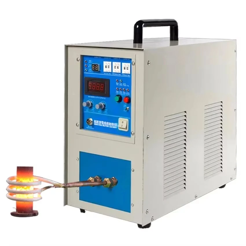 New Por  Induction Heating Copper Tube Brazing Machine Easy Operate Steel Material for Manufacturing Plants PLC Engine Pump
