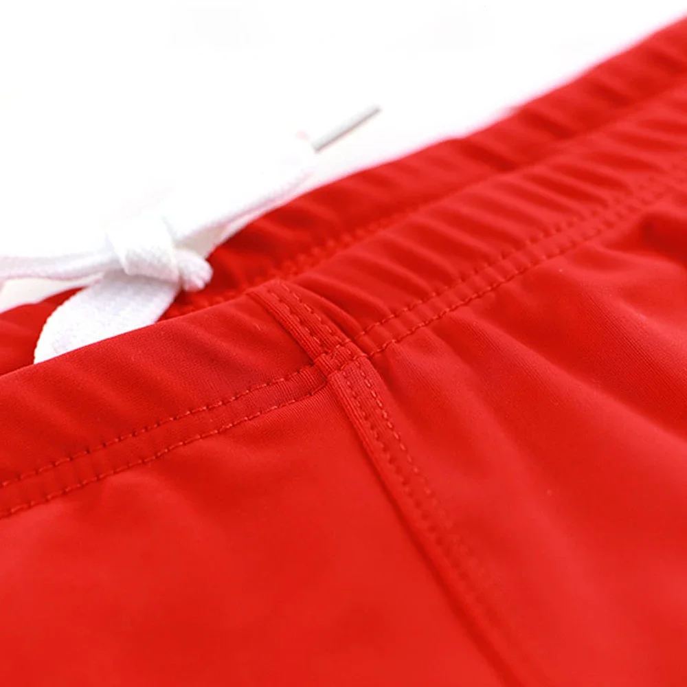 Elastic Waist Sexy Men U Pouch Briefs Swim Trunks Swimming Shorts Drawstring Bathing Suits Summer Beachwear