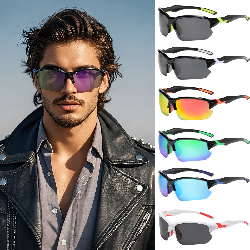  Sport Polarized Cycling Sunglass HD Lens UV Resistant Cycling Glass Fashion Comfortable Outdoor Sport Goggle Men Women Fishing 